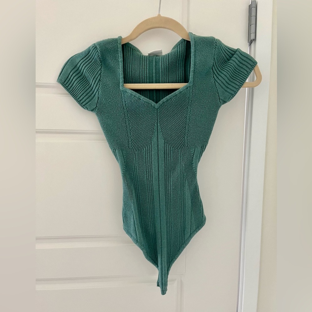 Sweetheart Sweater Bodysuit